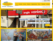 Tablet Screenshot of anglohispanico.com.br